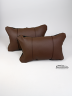 Възглавничка за комфорт и правилна стойка - Кафява кожа