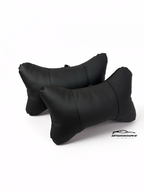 Възглавничка за комфорт и правилна стойка - Черна кожа