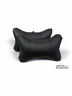 Възглавничка за комфорт и правилна стойка - Черна кожа