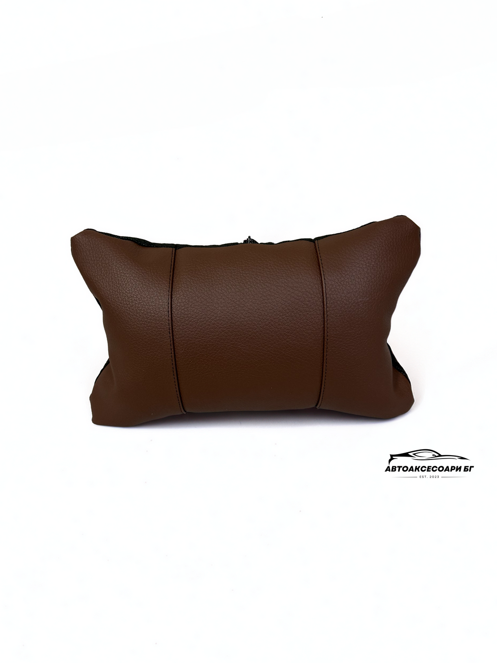 Възглавничка за комфорт и правилна стойка - Кафява кожа